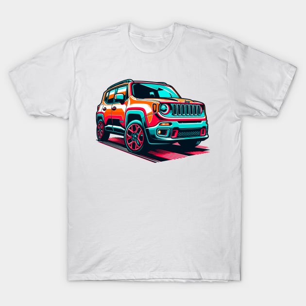 Jeep Renegade T-Shirt by Vehicles-Art